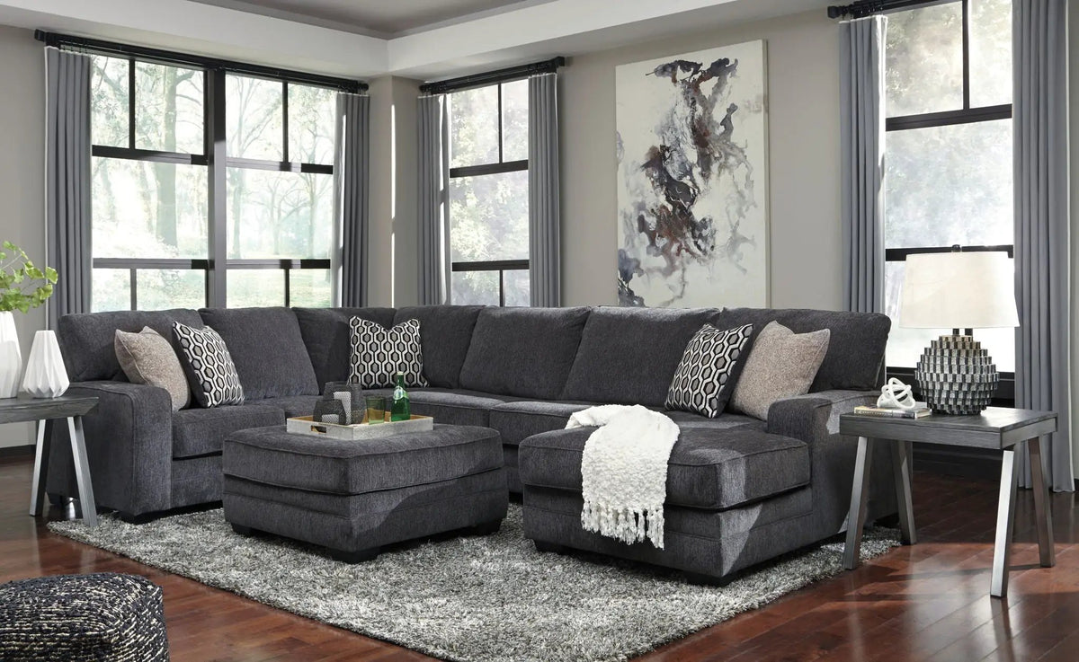 Sectional Sofa | 3 Piece Set | Left Arm Facing Corner | Deep Seat