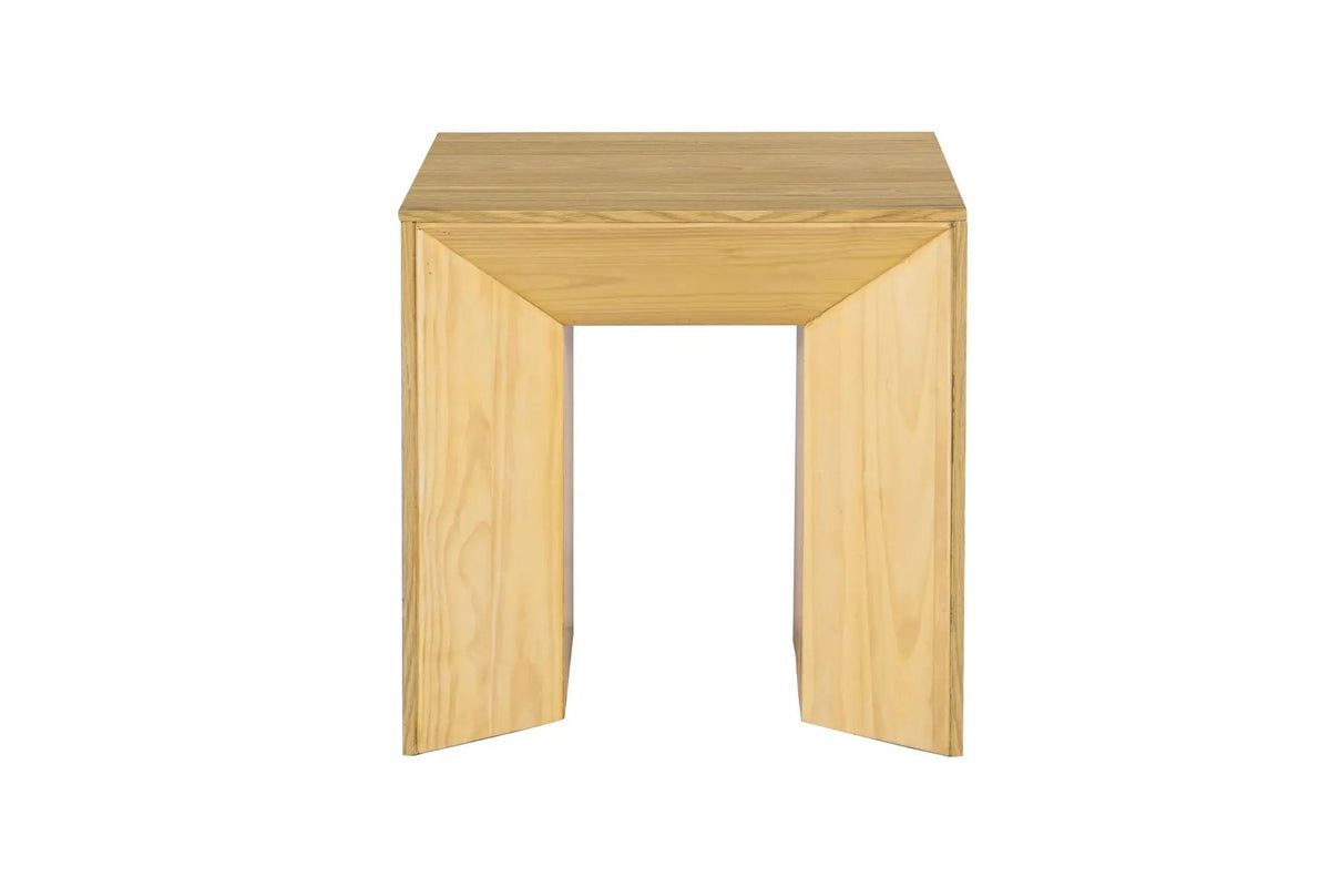 Harold Coffee Table | Wood Finish | Thickened Fixed Tabletop | Warm Classic Design
