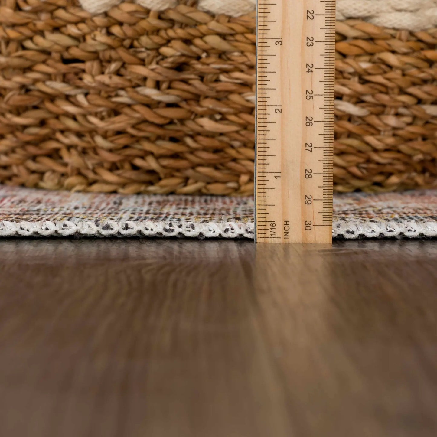 Urpi Rose & Brown Washable Area Rug from PriceLows™