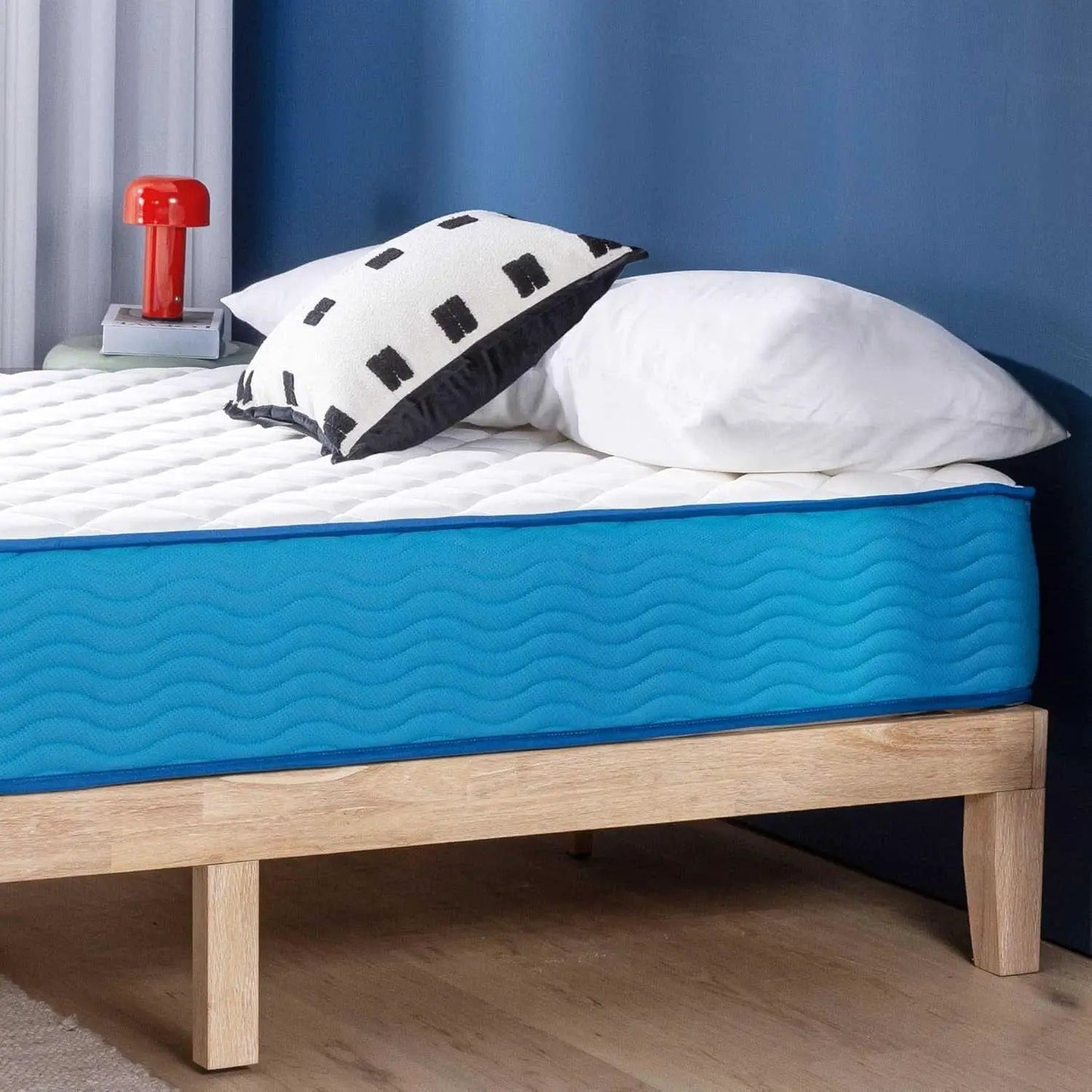 Twin 10 Inch Hybrid Mattress With Tight Top And Pocketed Coils from PriceLows™