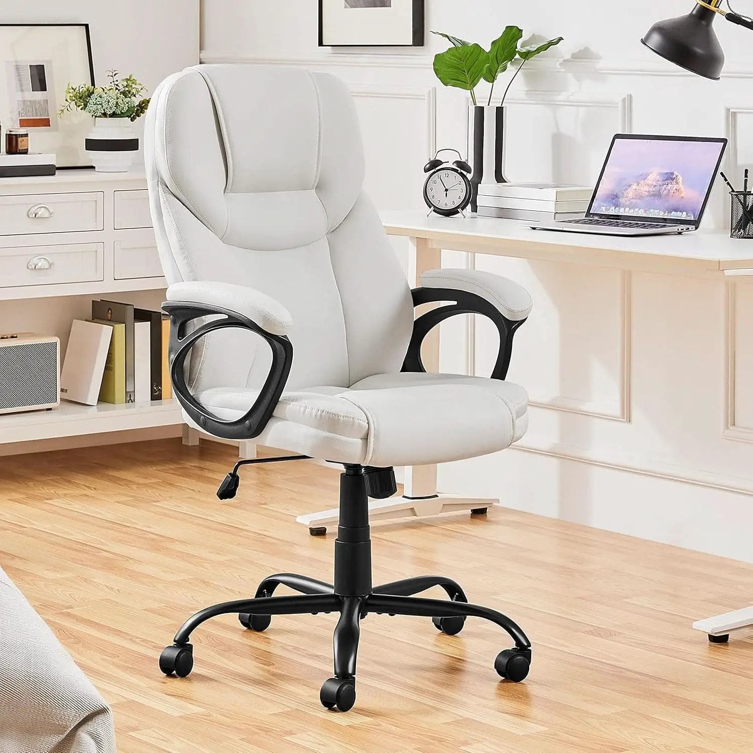 High Back Executive Chair White Ergonomic Office Chair from PriceLows™