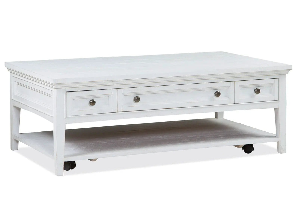 Heron Cove Rectangular Table | 3 Pieces | Living Room Furniture | Living Room