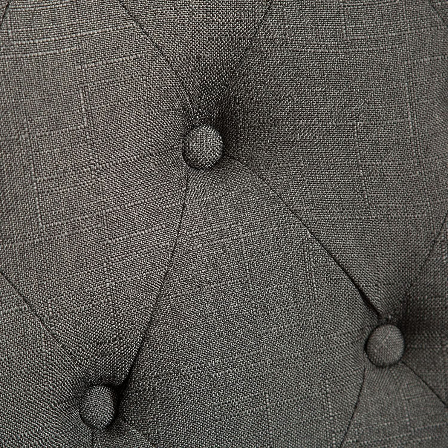 Charcoal Tufted Parsons Dining Chair Modern Style Elegant from PriceLows™