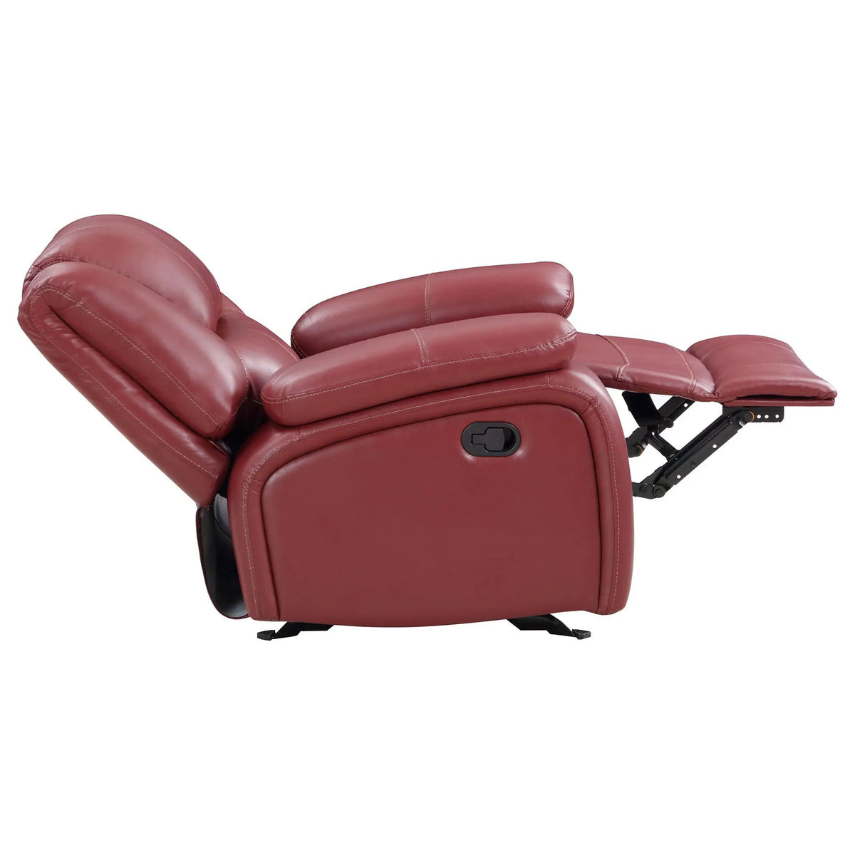 Elodie Glider Recliner Chair | Manual Reclining And Gliding | Tailored Channeling | Pillow Armrests