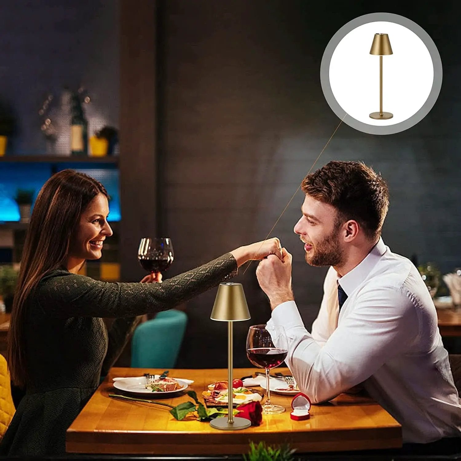 Timjorman LED Cordless Table Lamp Rechargeable Battery from PriceLows™
