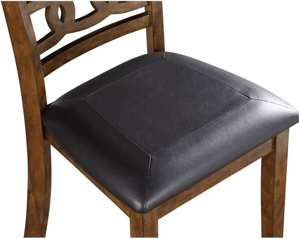 Gia Dining Chairs Set Of 2 Brown Dining Room Seating from PriceLows™