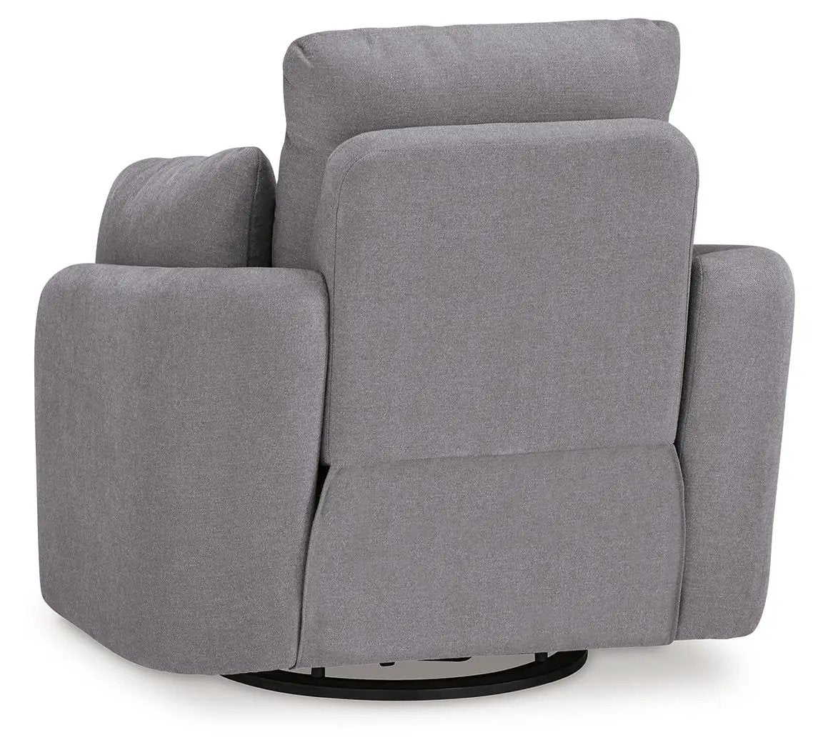 Modmax Swivel Glider Recliner | Cool Contemporary Look | Low-Maintenance Lounging | 41.38 Inch Length