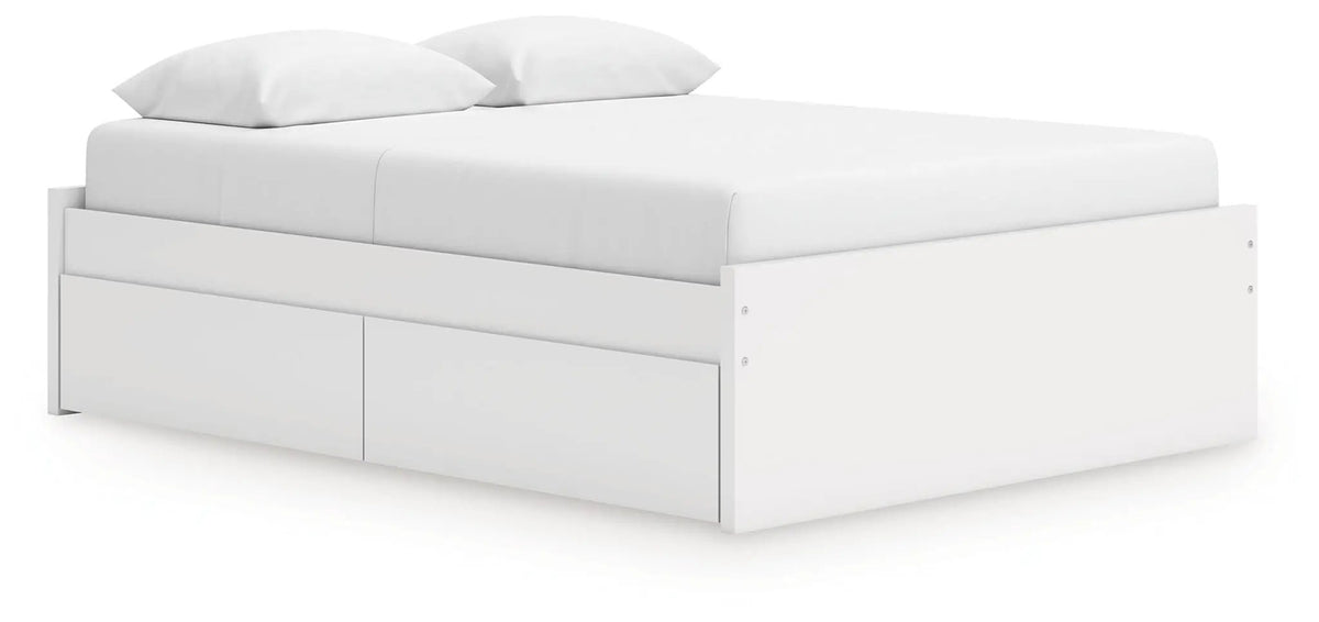 Platform Bed | Four Storage Drawers | Clean Minimal Design