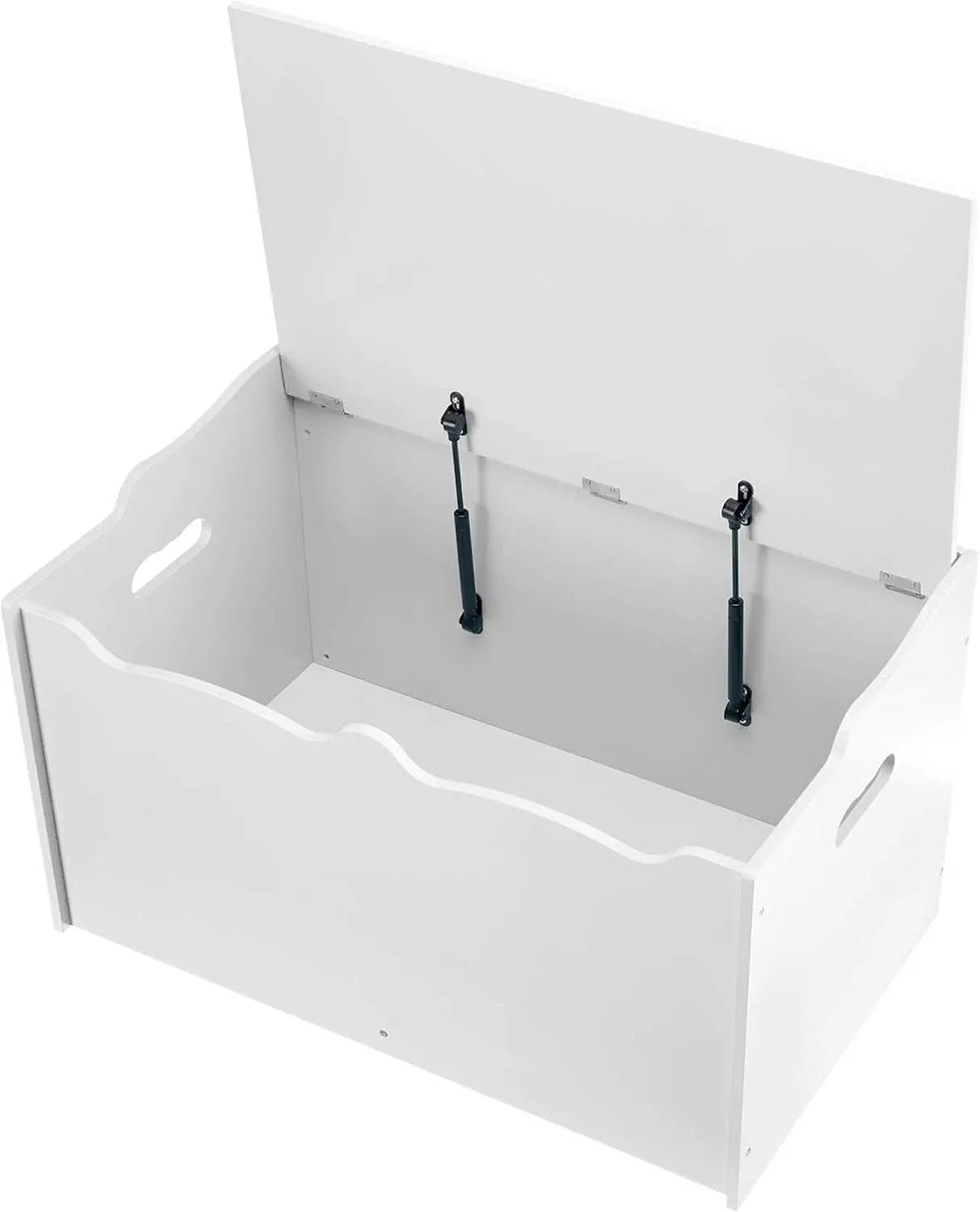 Wooden Toy Box Chest White 30x18x19 StorageSolution from PriceLows™