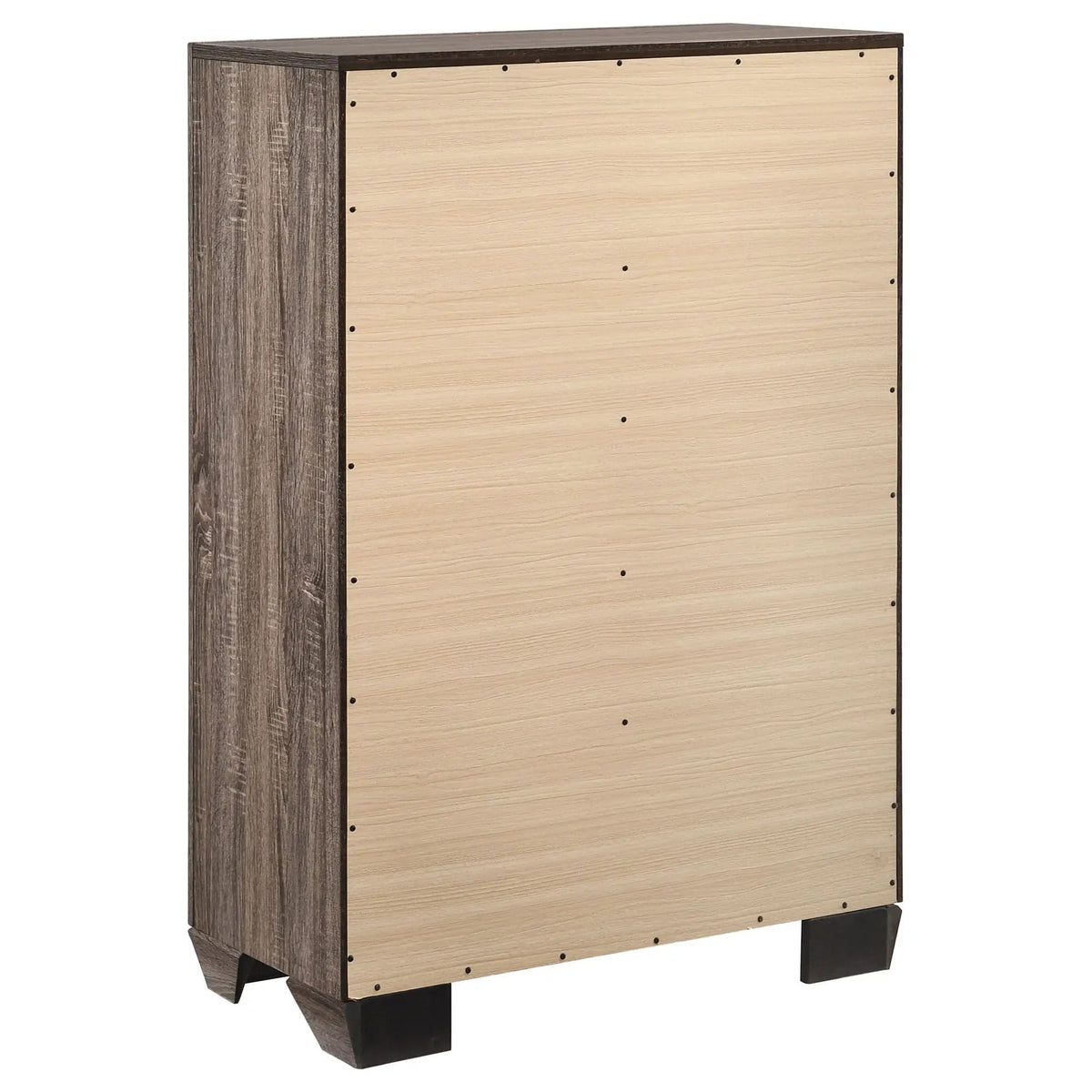 Kauffman 5-drawer Bedroom Chest Washed | 33 x 16.5 x 50.5 in | Wood | Taupe