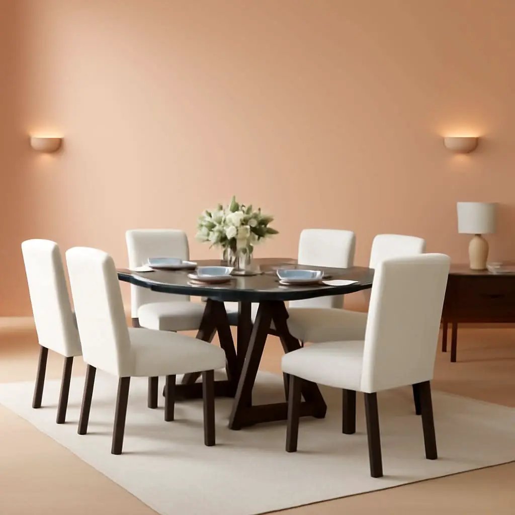 Beige Upholstered Parsons Dining Chairs Collection from PriceLows™