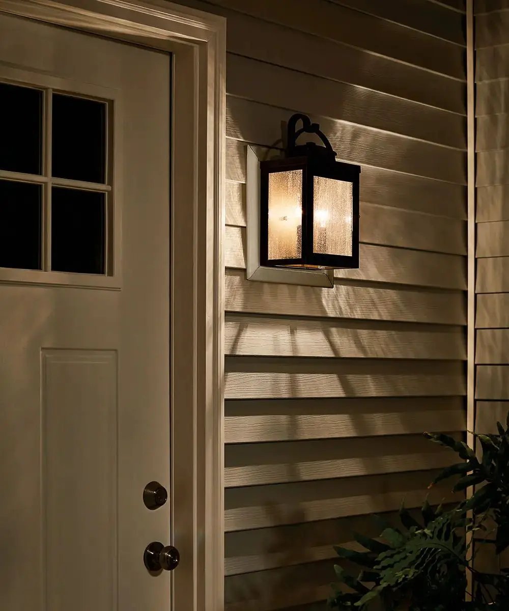 Outdoor Wall Lantern | 2 Light | Oil Rubbed Bronze | 15 Inch Height