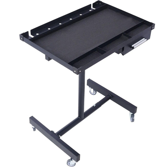 Adjustable Work Table | Tear Down Portable Design | Storage Drawer | 34 To 47.75 Inch Height
