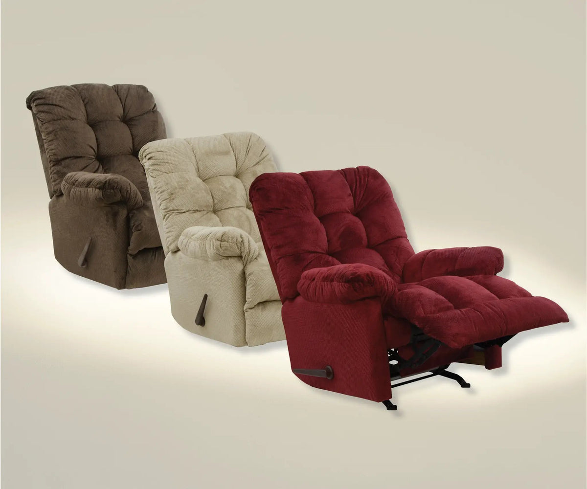 Nettles Chaise Rocker Reclining With Deluxe Heat/Massage Rocker Chair | 3 Pieces | Living Room Furniture | Living Room