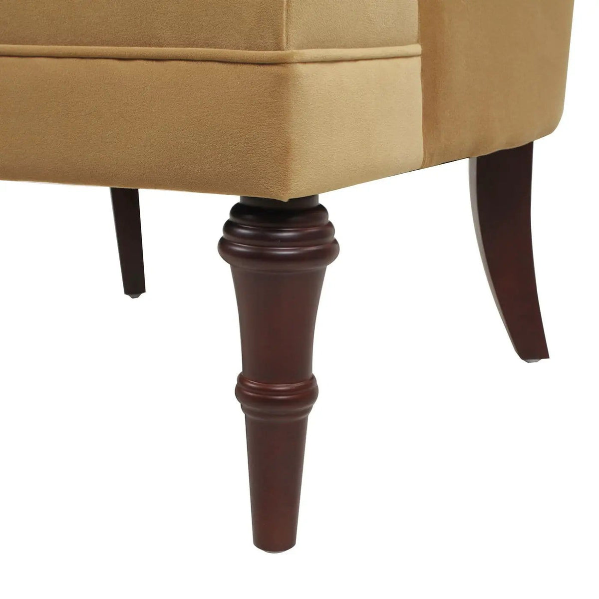 Katherine Tufted Accent Chair | 3 Pieces | Fabric & Plywood | Living Room