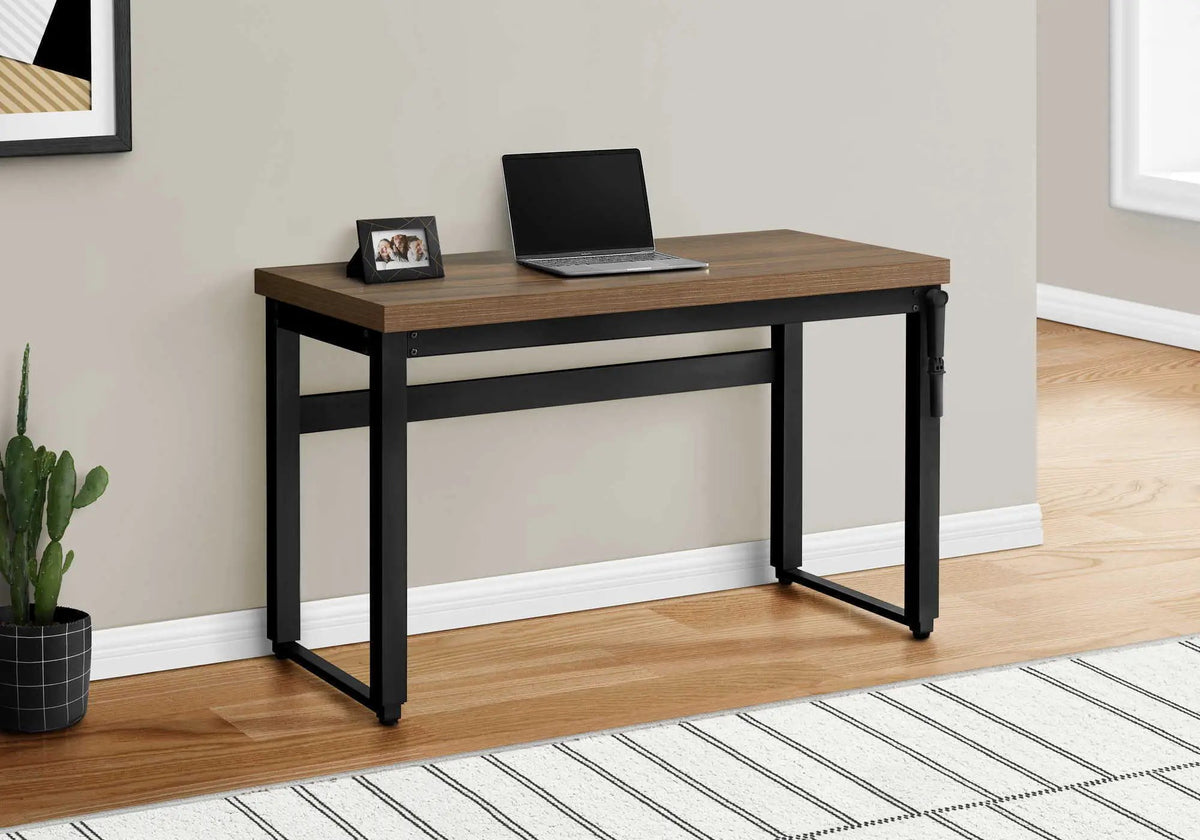 Adjustable Standing Computer Desk | 47.25 Inch Width | Thick Panel Tabletop | Laptop And Writing Use