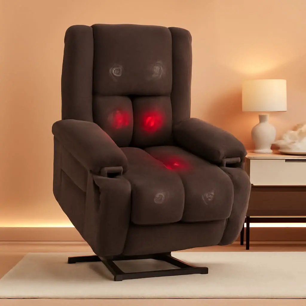 Power Lift Recliner Chair With Massage And Heat For Elderly from PriceLows™