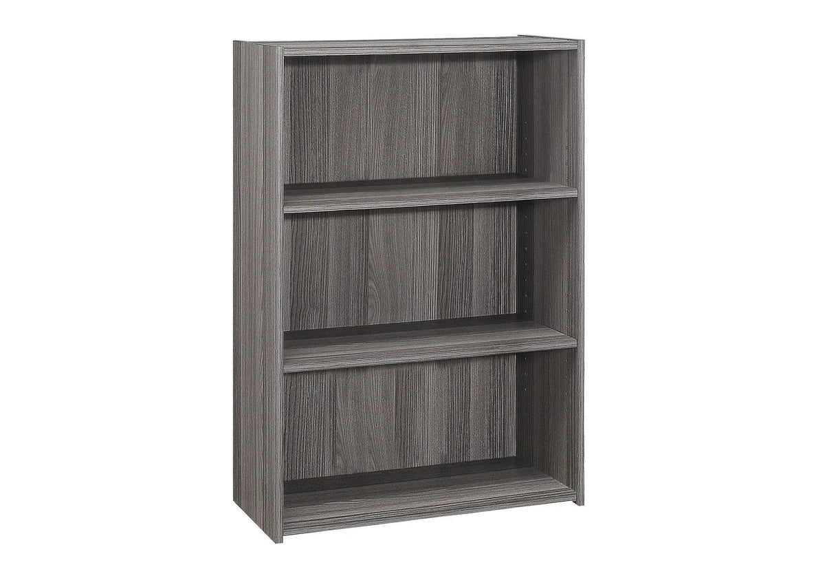 Bookshelf, Bookcase, 4 Tier, For Office, Transitional | 24.75 x 11.75 x 35.5 in | 4-Tier | Home Office