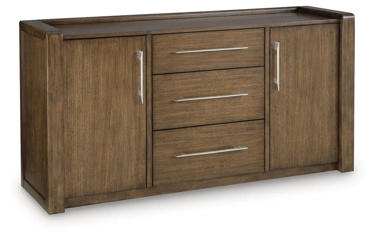 Marxmore Dining Room Server | 60.13 x 18.13 x 31.5 in | Mdf & Veneer | Brown