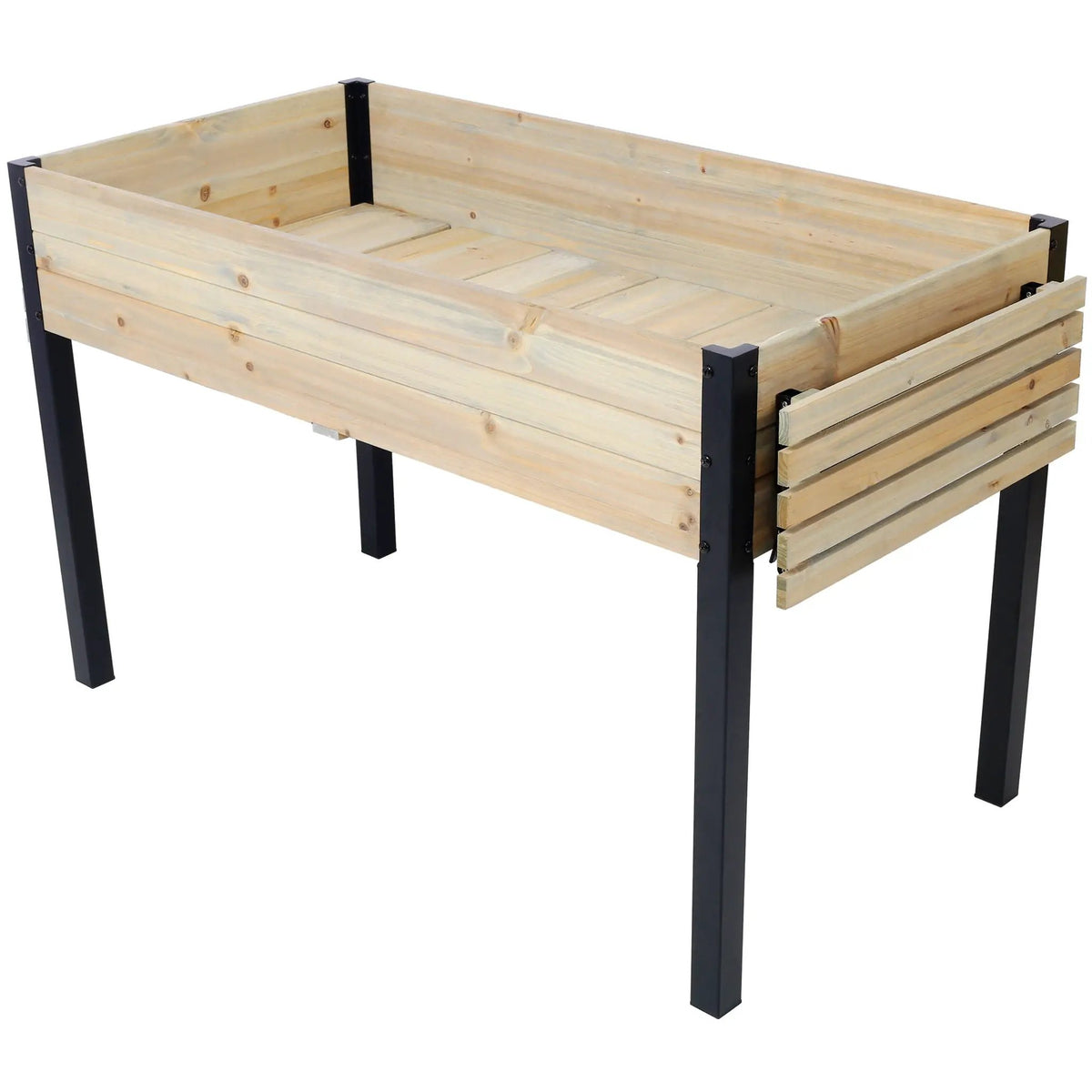Raised Garden Bed | Premium Fir Wood | Folding Storage Shelf