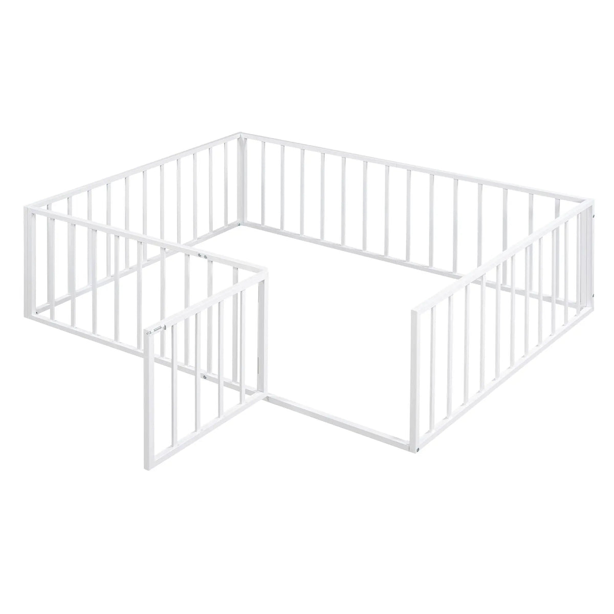 Metal Floor Bed Frame | Raised Fence Gate | Low Platform Design