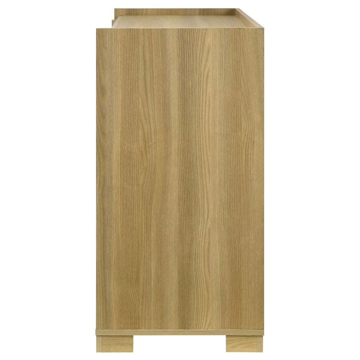 Hyland 6-drawer Dresser | 60.75 x 17.25 x 33.75 in | Engineered Wood & Metal | Natural