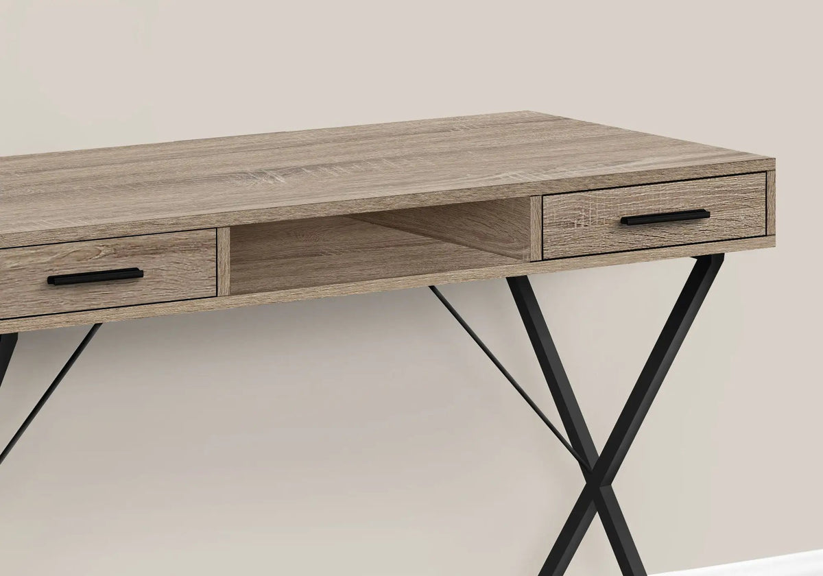 Computer Desk With Drawers | 42 Inch Width | Left Or Right Setup | Laptop Friendly