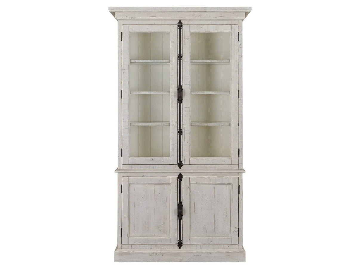 Bronwyn China Cabinet | China Cabinet | Tempered Glass & Mdf | Alabaster