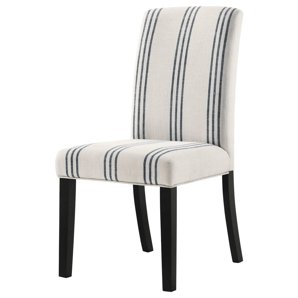 Herran Upholstered Dining Side Chair Beige (Set of 2) | 19.5 x 26 x 39.25 in | Rubberwood & Linen | Dining Room