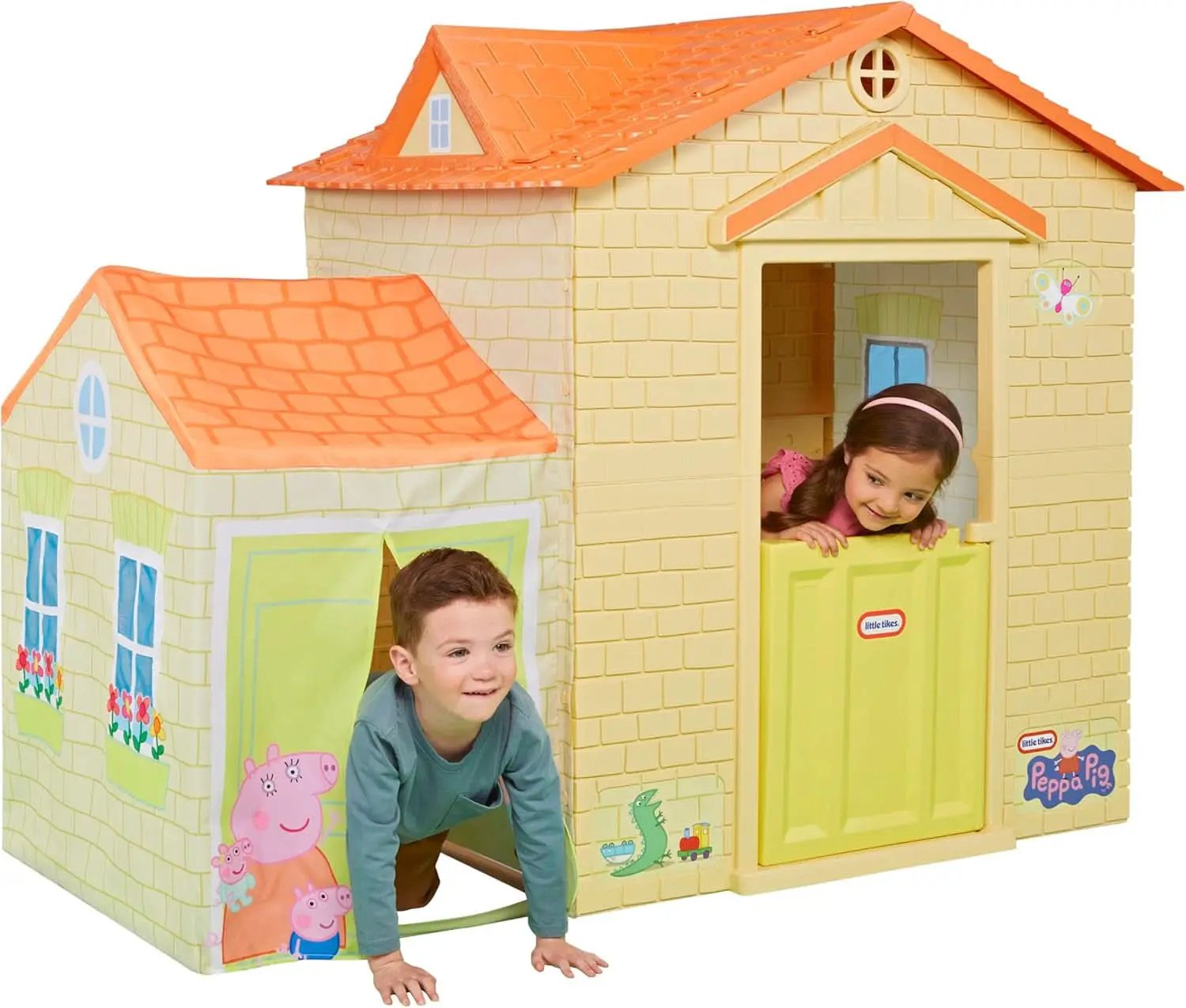 Peppa Pig Multipurpose Playhouse Outdoor Doors Tunnel from PriceLows™
