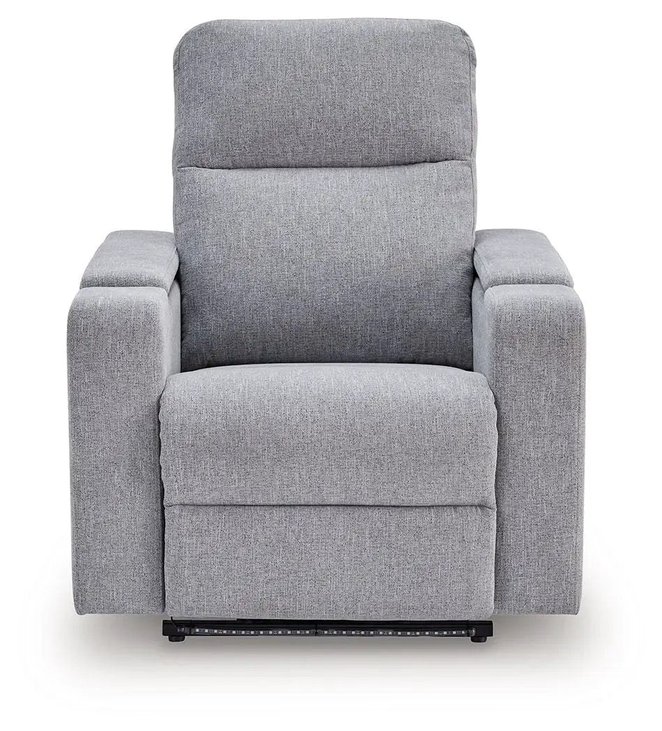 Pineland Glider Power Recliner | Pewter | Audio System | 22.63 Inch Seat Width