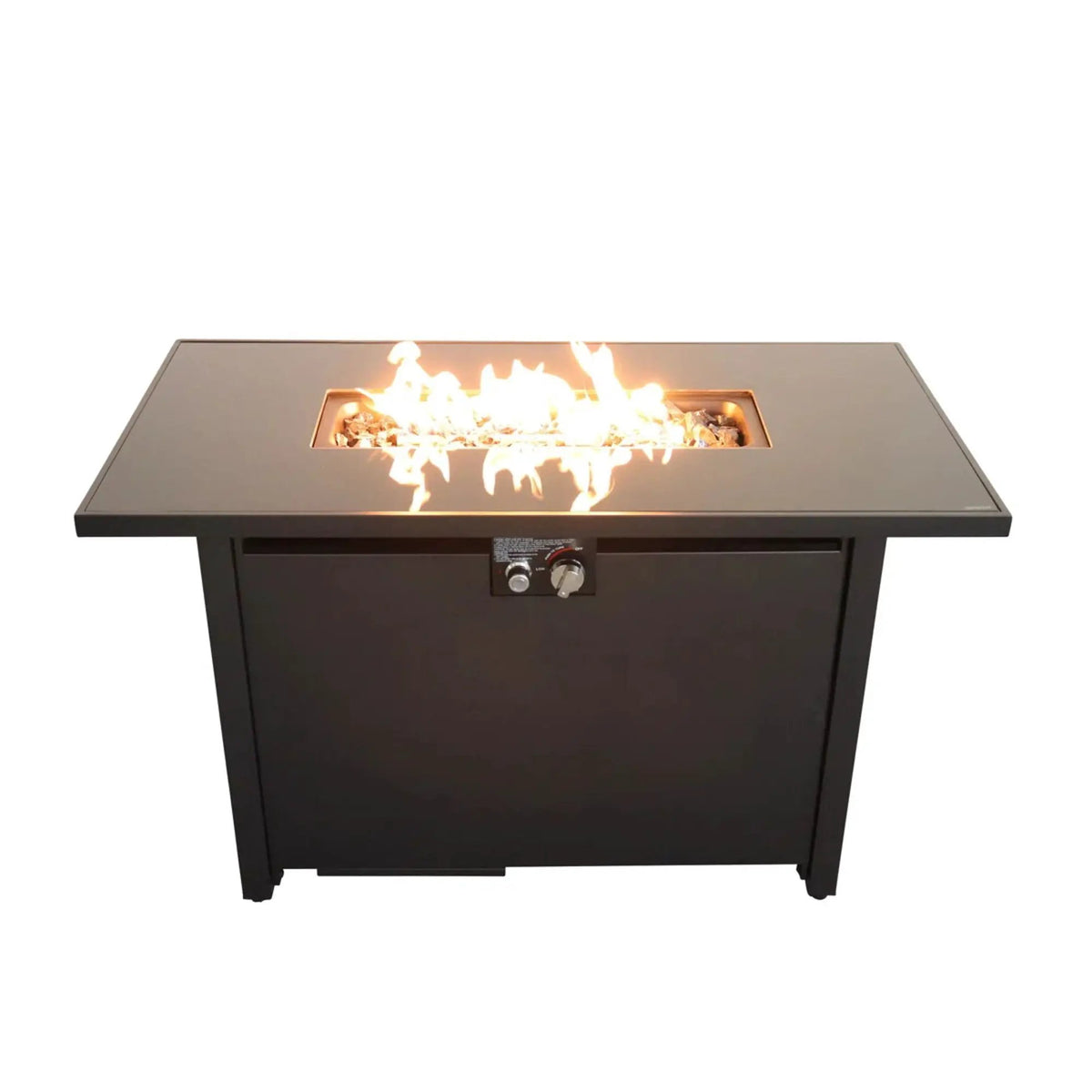 Rectangular Fire Pit | Heavy Steel Frame | Wood Burning
