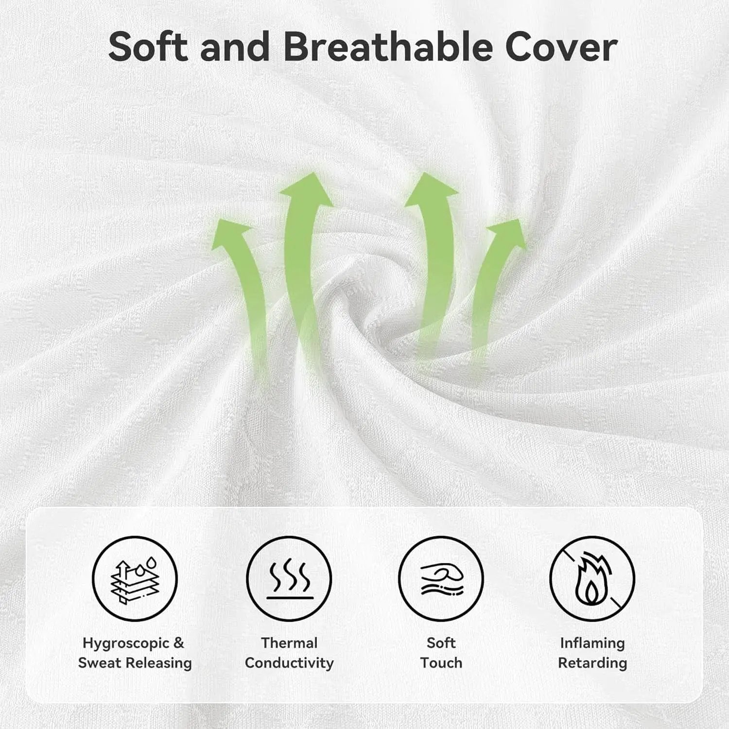 King Size Mattress With Pocket Springs Temperature Regulated from PriceLows™