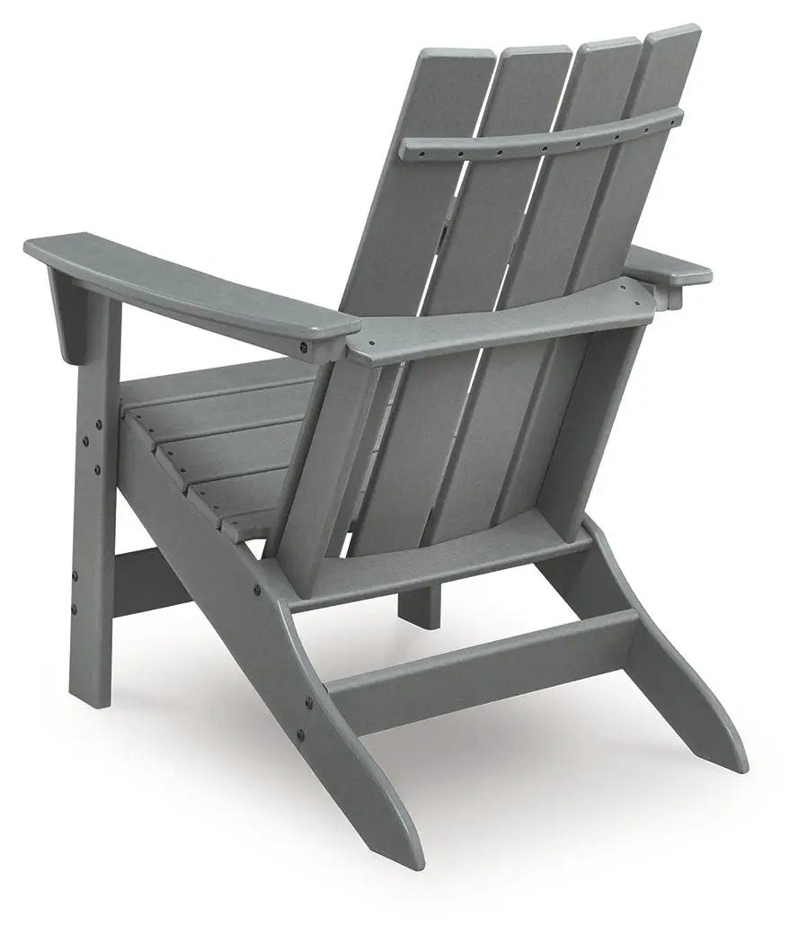 Cove Beach Adirondack Chair | Gray | 21.5 Inch Seat Width | 18 Inch Seat Depth