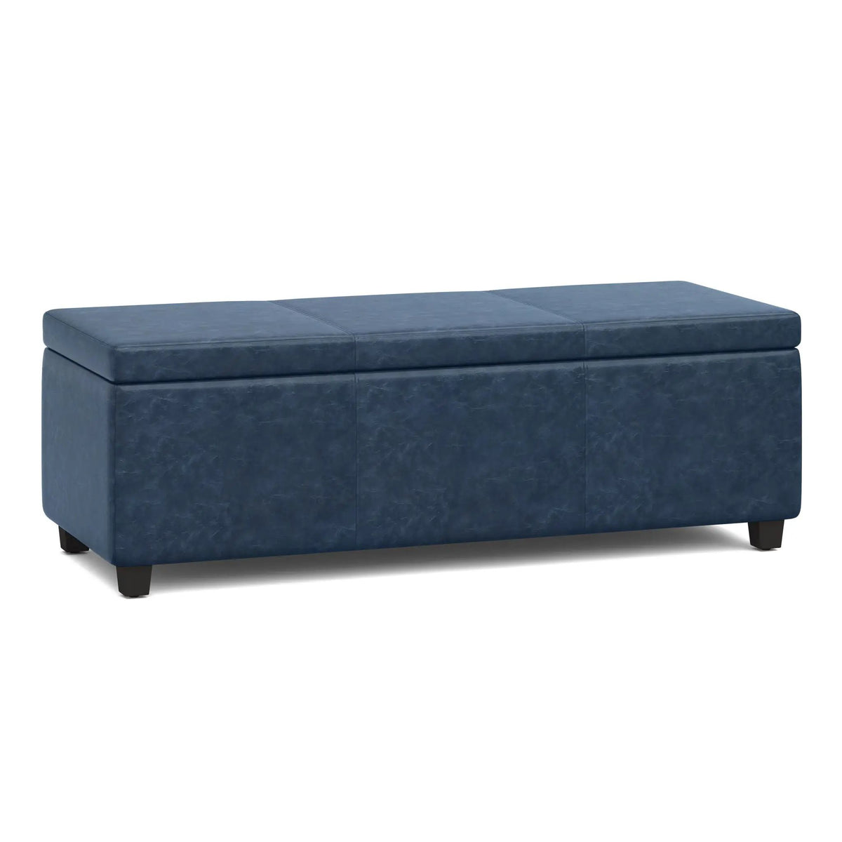 Storage Ottoman Bench | Solid Wood Frame | High Density Foam