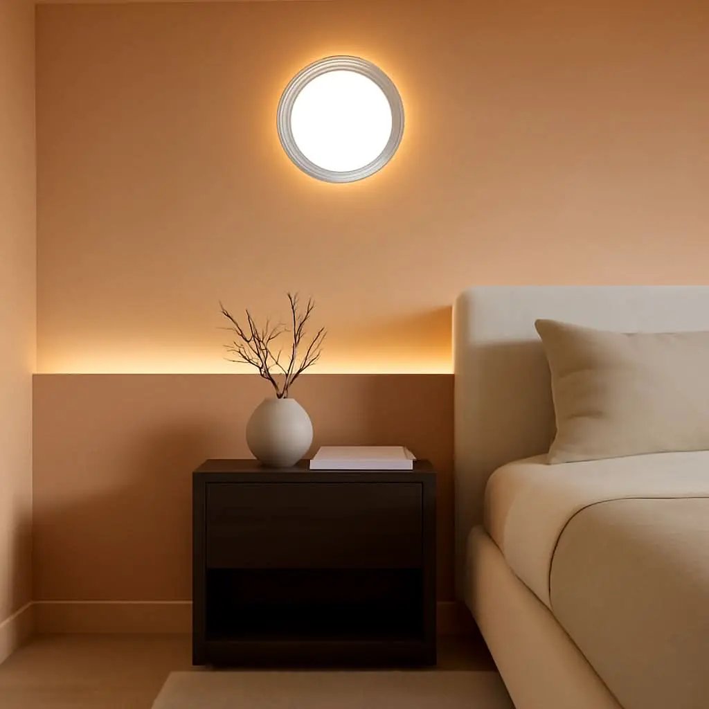 6 Inch 5CCT Dimmable LED Recessed Ceiling Light With Night Light 24 Pack Ultra Thin Canless Downlight from PriceLows™