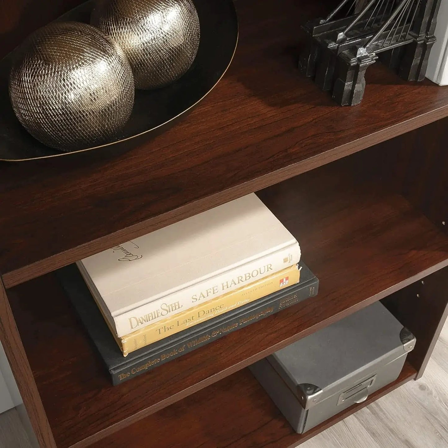 Beginnings 3 Shelf Bookcase In Brook Cherry Finish from PriceLows™