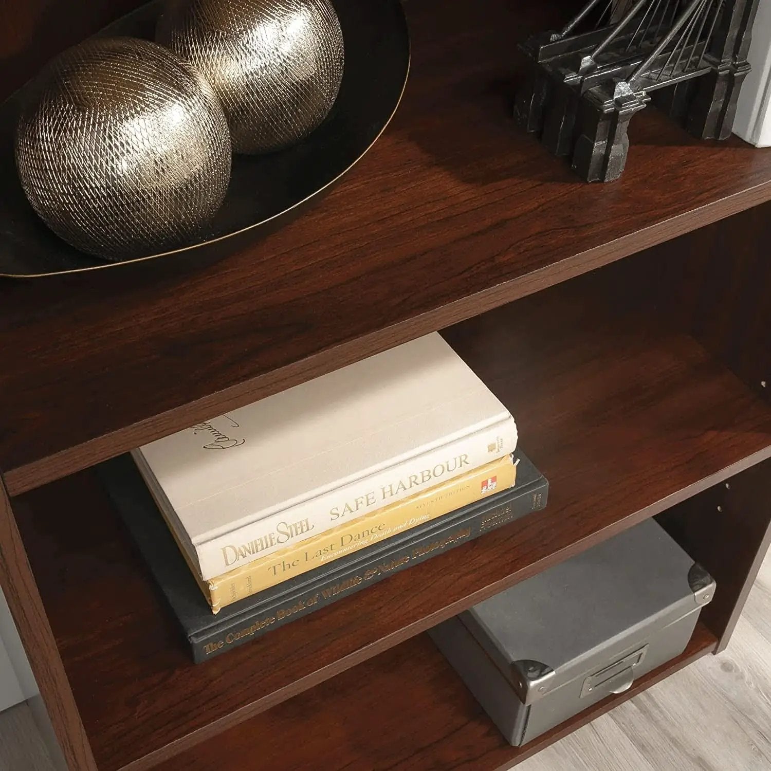 Beginnings 3 Shelf Bookcase In Brook Cherry Finish from PriceLows™