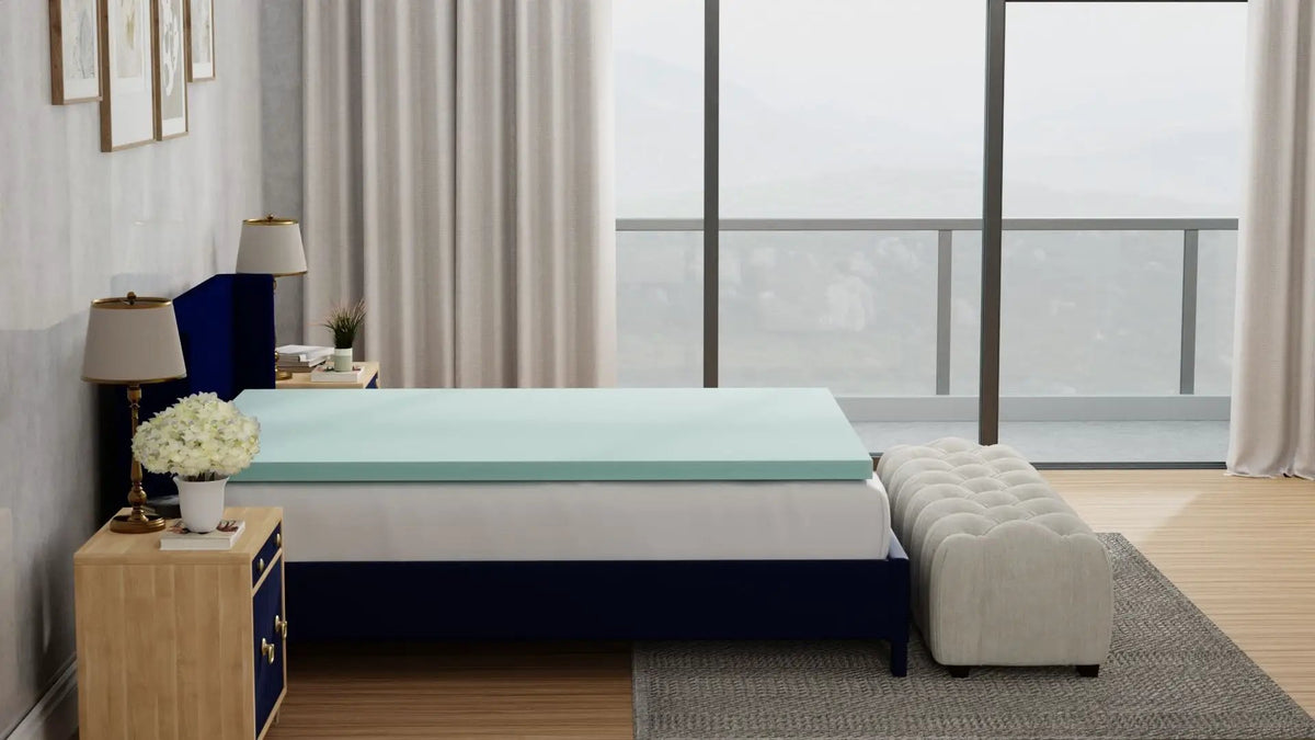 3 Inch Mattress Topper | Cooling Gel Memory Foam | Plush Feel | Twin Size