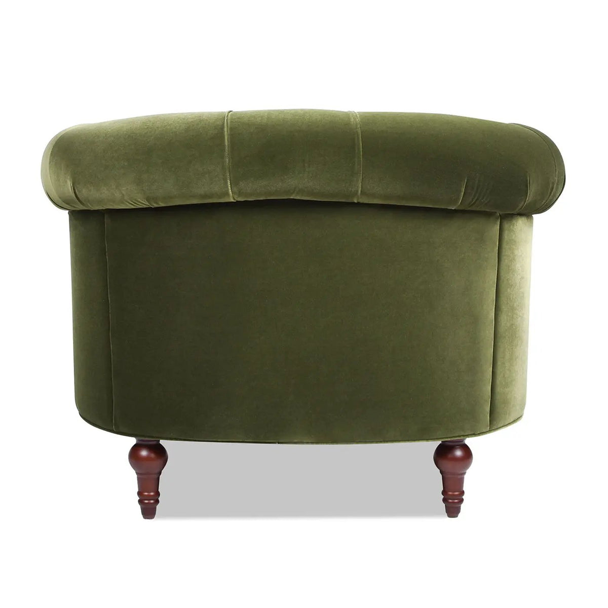 La Rosa Accent Chair | Victorian Tufted Style | Woven Fabric Upholstery | Durable Construction