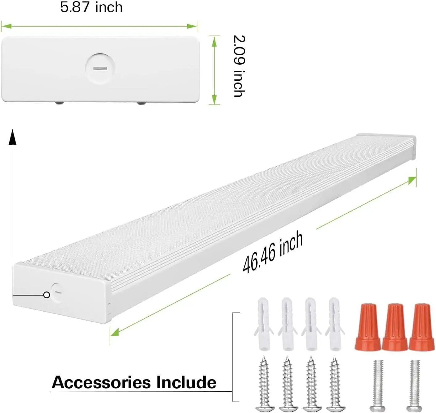4 Foot LED Wraparound Light With Selectable Wattages from PriceLows™