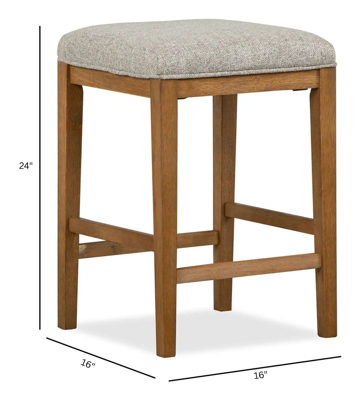 Lindon Upholstered Stool | 2 Pieces | Living Room Furniture | Living Room