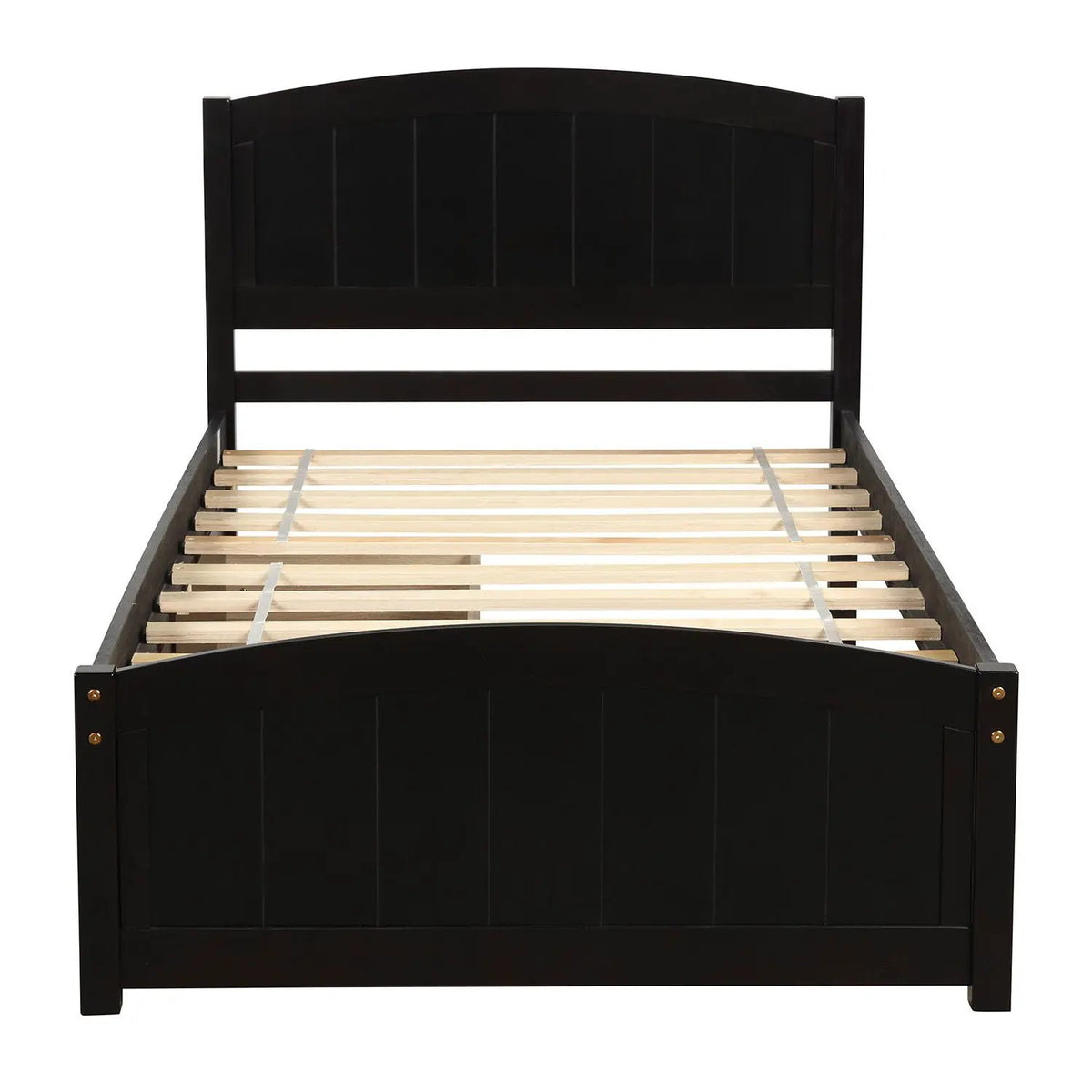 Wood Platform Bed | Headboard And Footboard | Slat Support | Minimalist Style