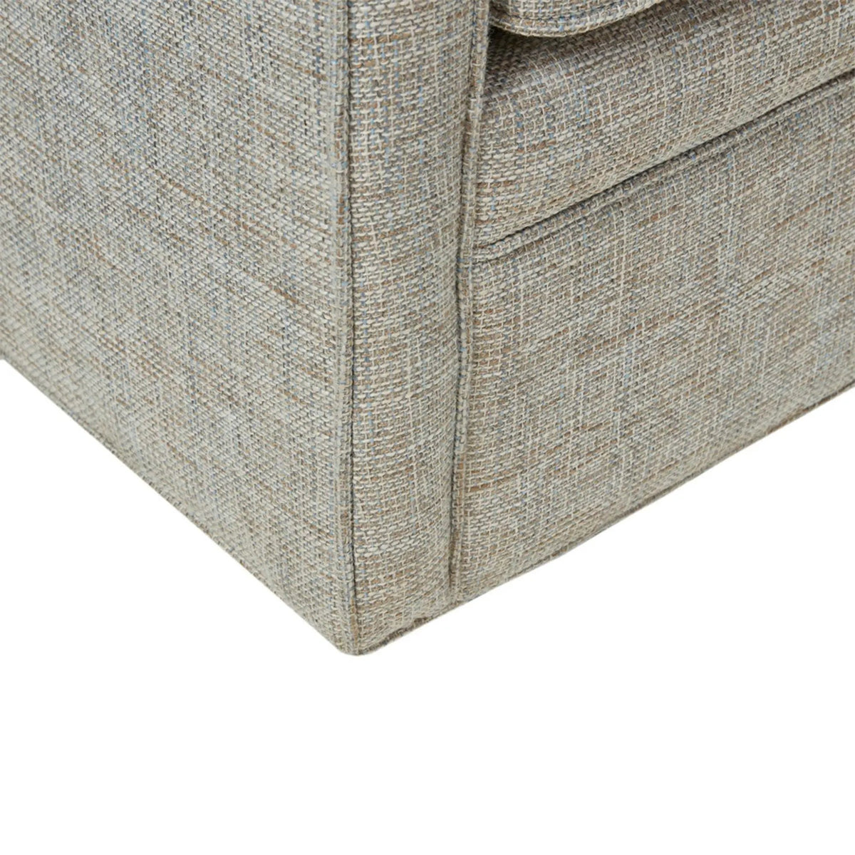 Wide Seat Swivel Arm Chair | 360 Degree Rotation | 300 Lb Capacity | Loose Back Pillow