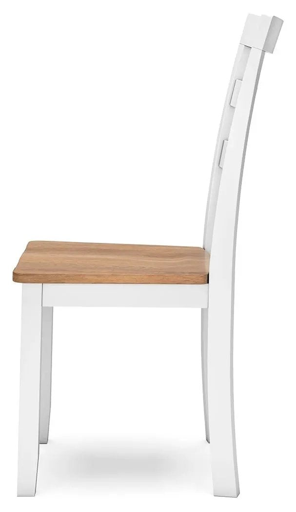 Gesthaven Dining Room Side Chairs | Set Of 2 | Casual Relaxed Style | Natural Wood Tone