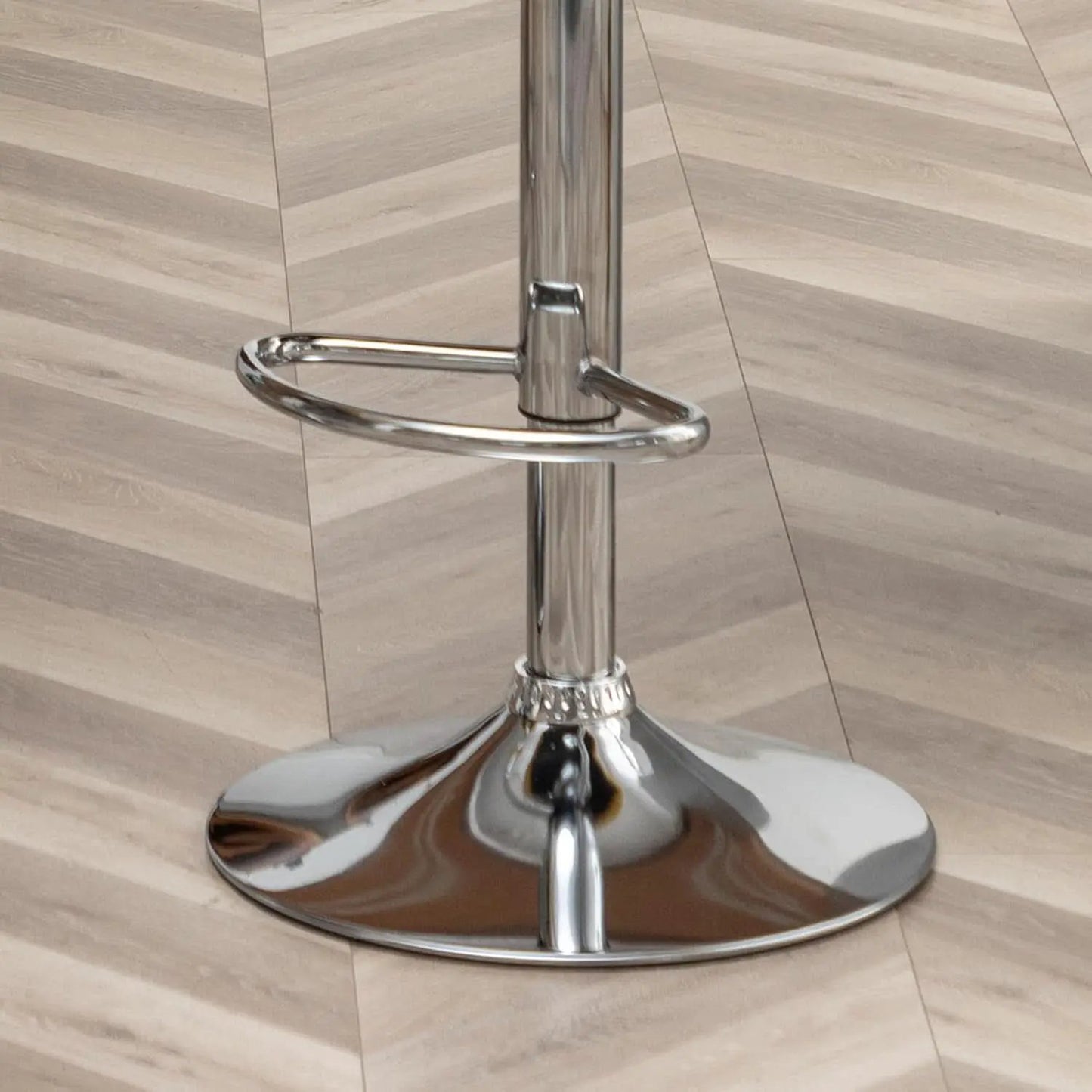 Yellow Adjustable Swivel Bar Stools Set Of 2 For Kitchen from PriceLows™