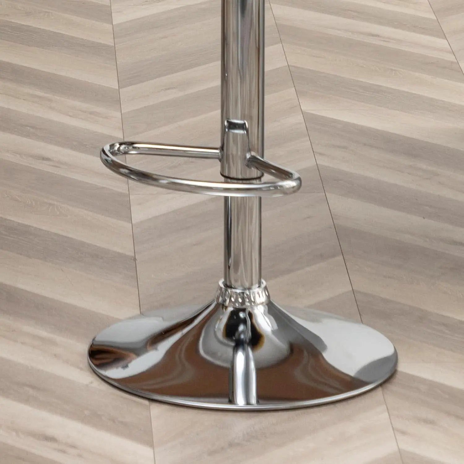 Yellow Adjustable Swivel Bar Stools Set Of 2 For Kitchen from PriceLows™