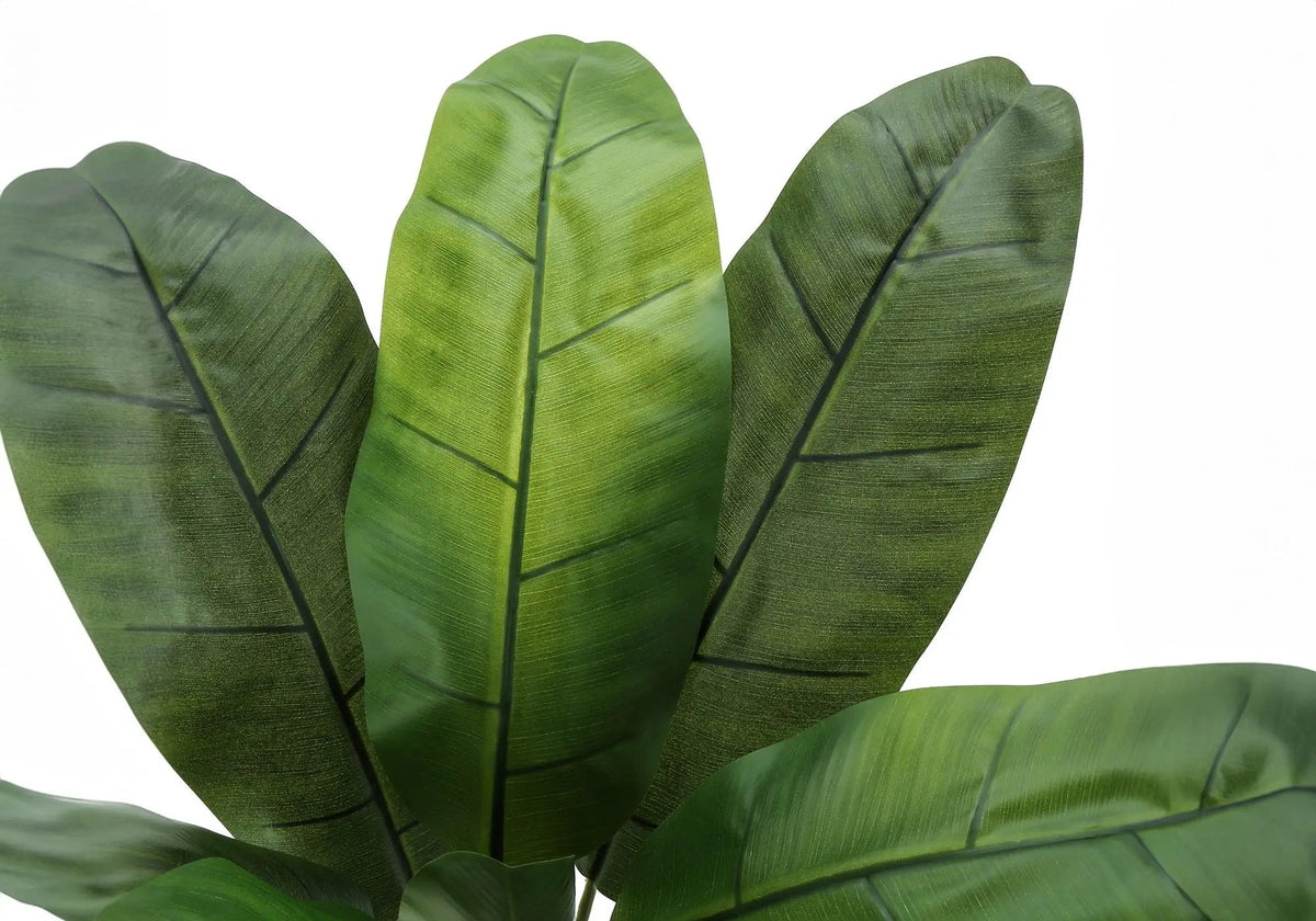 43 Inch Artificial Banana Tree | 10 Adjustable Leaves | Real Touch | Indoor Faux Floor Plant
