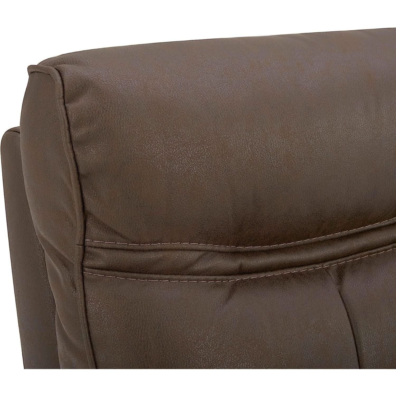 Chocolate Swivel Glider Rocker Recliner With USB Charging from PriceLows™