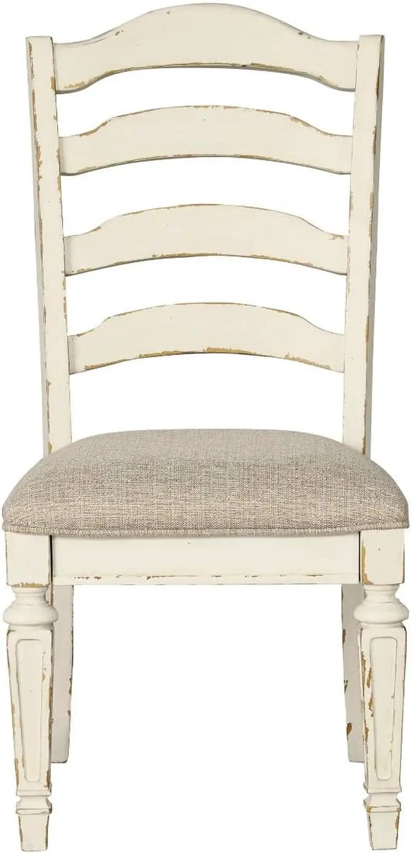 Upholstered Dining Chairs Set, Antique White, 2 Count from PriceLows™